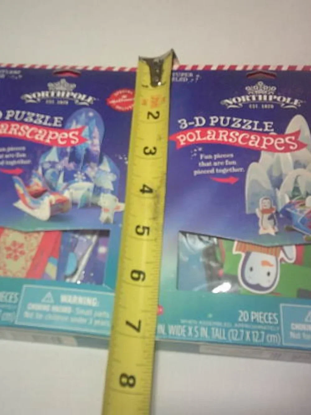 LOT 2 NEW HALLMARK NORTHPOLE 3-D PUZZLES POLARSCAPES 20 PCS EACH AGES 4+ 🧩👦👸